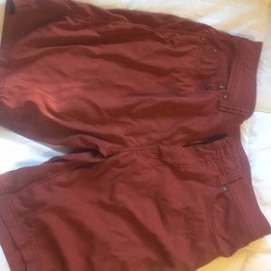 Prana stretch zion shorts size 33